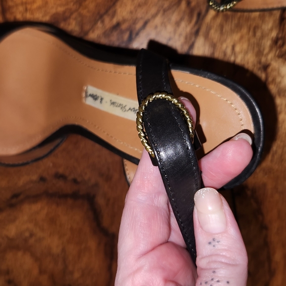 & Other Stories Black Wege Heels Size 37EU/ 6AU - Picture 4 of 6